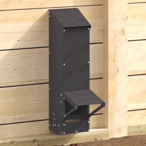 Csirke Etető 13 X 12 X 51 Cm Hidegen Hengerelt Acél