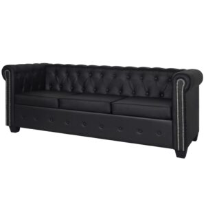 Műbőr Chesterfield Kanapé
