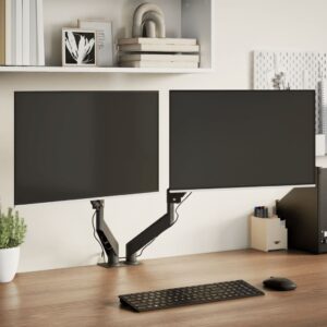 Kétkaros Monitorállvány Max 27" Képernyőhöz Os Gázrugó 20Kg