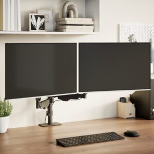 Kétkaros Monitorállvány Max 27" Képernyőhöz Os Gázrugó 20Kg